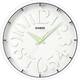 Casio Silent Wall Clock Plastic White Ø30.5cm