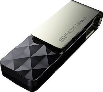 Silicon Power Blaze B30 256GB USB 3.1 Stick Gray