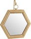 Inart 3-95-437-0008 Wall Mirror with Gold Metallic Frame 1pcs