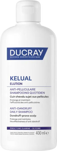 Ducray Elution Шампоан за Чувствителен Скалп против Пърхот за Всички Типове Коса 400ml