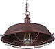 GloboStar Pendant Light Brown Bell with Socket E27