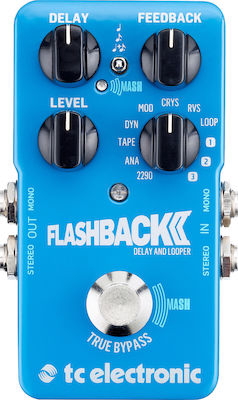 TC Electronic Flashback 2 Delay Pedals EffectLooper Electric Guitar and Electric Bass