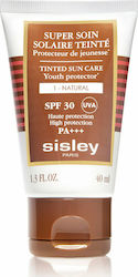 Sisley Paris Super Soin Solaire Teinte Tinted 1 Natura Sunscreen Cream Face SPF30 40ml