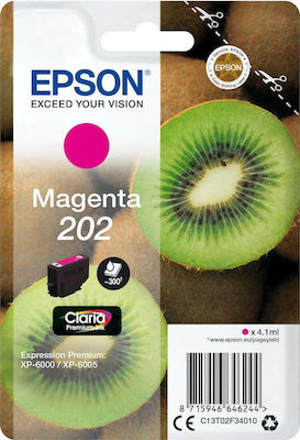 Epson 202 Inkjet Printer Cartridge Magenta (C13T02F34010)