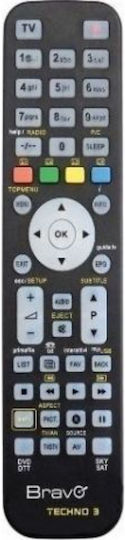 Bravo Universal Remote Control Techno3 for Τηλεοράσεις