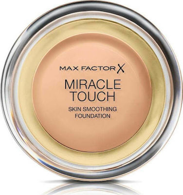 Max Factor Miracle Touch Cream Compact Make Up 45 Warm Almond 11.5gr