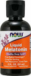 Now Foods Melatonin 3 mg Liquid Supliment pentru Somn 59ml