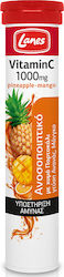 Lanes Vitamin C Eff Vitamină pentru Imunitate 1000mg Ananas Mango 20 file de ef