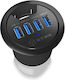 Icy Box Hub 4 Porturi USB 3.0 cu Conectare USB-A