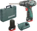 Metabo Powermaxx SB Basic Șurubelniță cu percuție Mașină de găurit Baterie 10.8V 2x2Ah 600385500