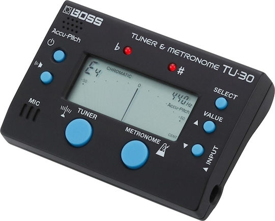 Boss Chromatic Tuner / Metronome TU-30 in Black Color