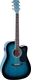 Soundsation Akustisch Gitarre Yellowstone DNCE-BLS Blue Ausschnitt Rot