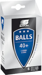 Sunflex Ping Pong Balls 3-Star 6pcs