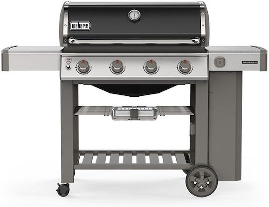 Weber Genesis II E-410 GBS Crismon Limited Edition Газово Барбекю Чугунена Решетка 86брx48брсм. с 3 бр