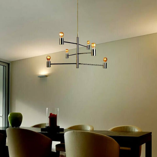 V-TAC Pendant Light Gold 79.1x90x92.5cm