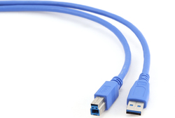 Cablexpert 3m USB 3.0 Cable A-Male to B-Male Blue (CCP-USB3-AMBM-10)