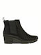 Clarks Pola Rain Leder Damen Knöchelstiefel Schwarz