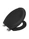 ΕΒΙΟΠ Bakelite Toilet Seat Black Rebera 42cm 06-02