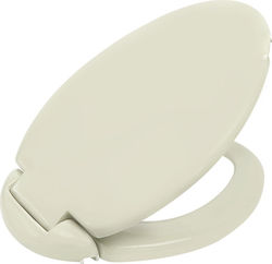 EVIOP Capri Toilet Seat Plastic 52.5x35.5cm Ivory