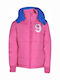 Geci pentru copii Sport Scurt cu glugă Fuchsia