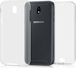 Front/Back 360 Vollschutz Silikon Transparent (Galaxy J5 2017)