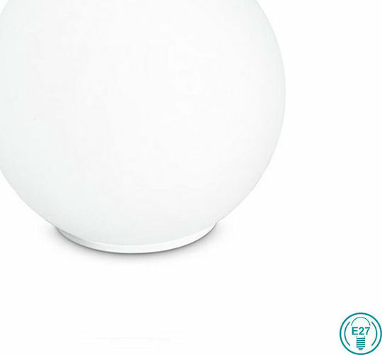 Fan Europe City Decorative Lamp with Socket for Bulb E14 White
