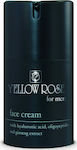 Yellow Rose Men Κρέμα Προσώπου για Ενυδάτωση με Υαλουρονικό Οξύ & Aloe Vera 50ml