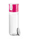 Brita Fill & Go Vital Πλαστικό Παγούρι με Φίλτρο 600ml Διάφανο Pink