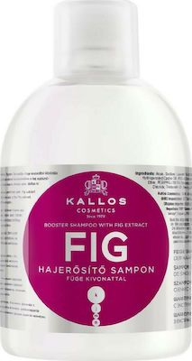 Kallos Fig Booster Shampoos Reconstruction/Nourishment for All Hair Types 1000ml