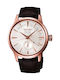 Seiko Presage Basic Line Automatic Watch with Leather Strap Brown