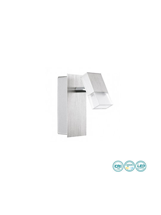 Eglo Gemini Single Spot in Silver Color