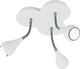 Eglo Pero Triple Spot with Socket GU10 in White Color