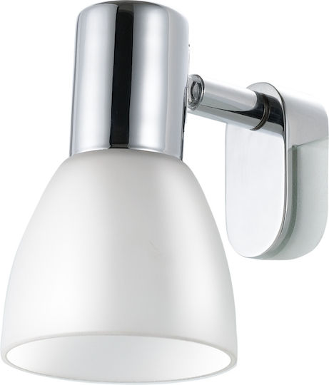 Eglo Sticker Single Spot with Socket E14 in Silver Color Eglo Sticker Single Spot with Socket E14 in Silver Color