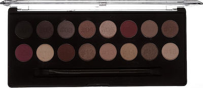 Technic Pro Finish Eye Shadow Palette in Solid Form Raspberry 16gr