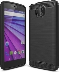 Carbon Fiber Drawing Hybrid Shockproof Blace (Moto C Plus) Carbon Fiber Drawing Hybrid Shockproof Blace (Moto C Plus)