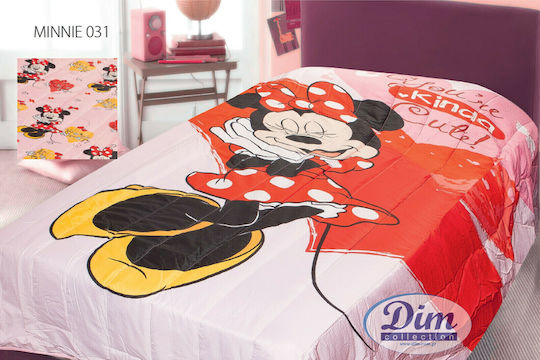 Dimcol Kids Duvet Double Sided Single Mickey 160x250cm Dimcol Kids Duvet Double Sided Single Mickey 160x250cm