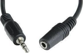 InLine Cablu Audio Jack 3,5 Mm Male - 3,5 Mm Feminin Negru 1m 99934