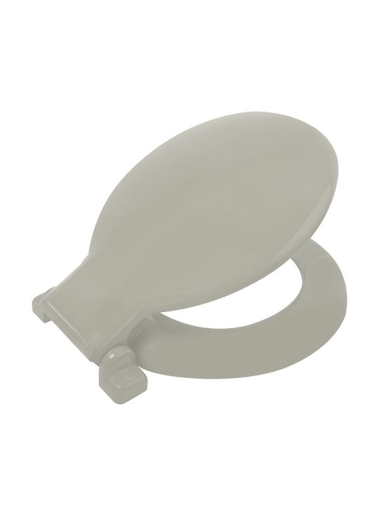 EVIOP Plastic Toilet Seat Gray Eviop 46cm