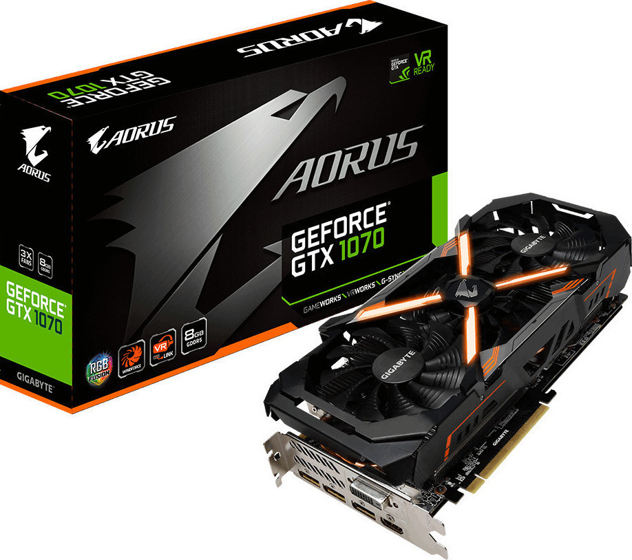 Gigabyte GeForce GTX 1070 8GB Aorus Rev 2.0 (GV-N1070AORUS-8GD ...