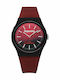 Superdry Urban Ceas de Bărbat 40mm Baterie cu Culoare Roșie Cauciuc Cureaua