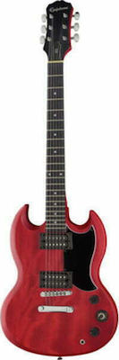 Epiphone Ηλεκτρική Κιθάρα SG Special VE Vintage με HH Διάταξη Μαγνητών Ταστιέρα Rosewood σε Χρώμα Worn Cherry