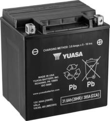Yuasa Inchis Baterie Motocicleta YIX30L-BS cu Capacitatea 31.6Ah