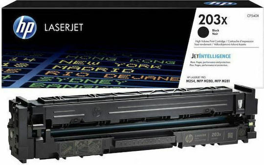 HP 203X Оригинален Тонер За Лазерен Принтер Черен Висока Доходност 3200 Страници