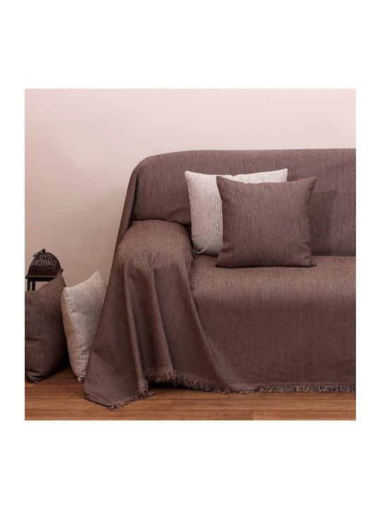 Viopros Armchair Throw 2100 150x180cm Chocolate 631743