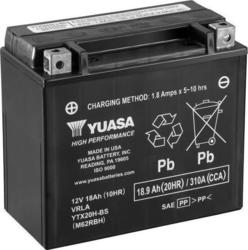 Yuasa Μπαταρία Μοτοσυκλέτας YTX20H-BS με Χωρητικότητα 18.9Ah
