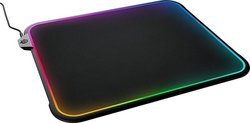 SteelSeries QcK Prism Mauspad Mittelgroß 356mm mit RGB-Beleuchtung Schwarz