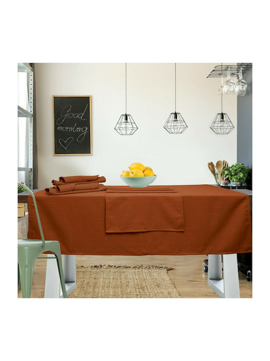 Das Home Tablecloth 546 Orange 140x180cm