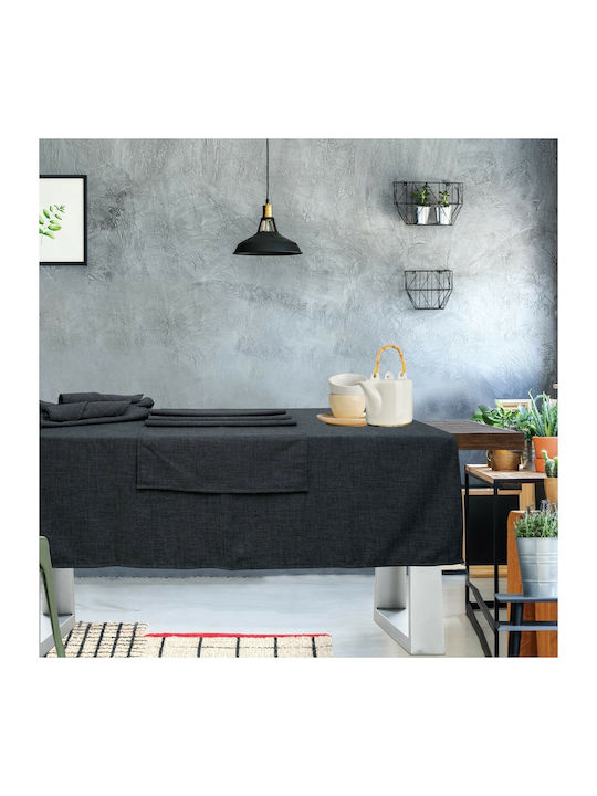 Das Home Tablecloth 548 Grey 140x240cm