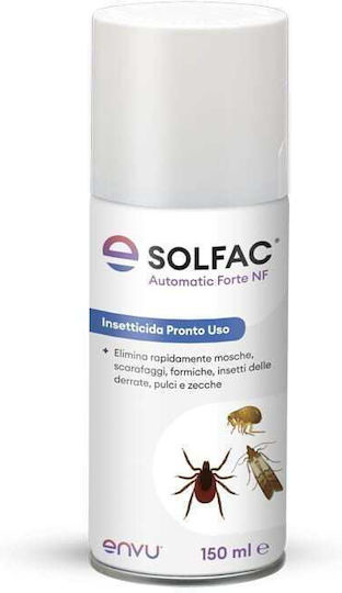 Envu Solfac Εντομοκτόνο Spray για Κατσαρίδες / Μυρμήγκια / Κοριούς / Κουνούπια / Μύγες / Ψύλλους 150ml