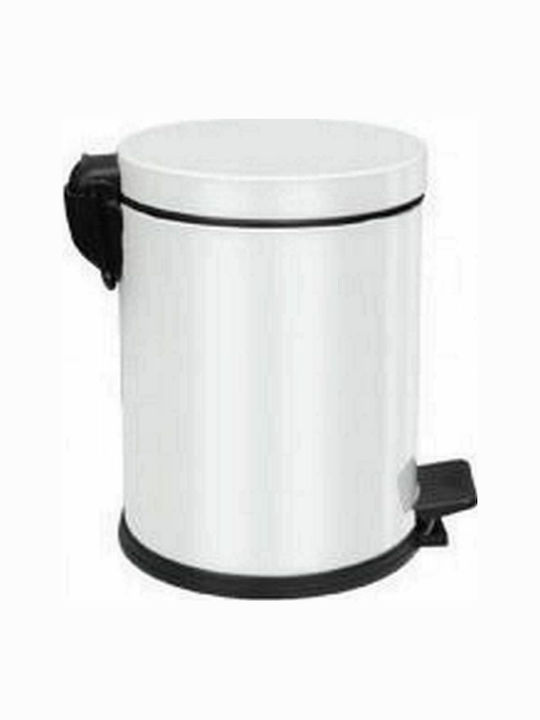 Viospiral Inox Toilet Bin 5lt Silver